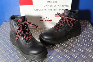 ELTEN Sicherheitsschuhe HARRY S3 Schnürer Boots Stahlkappe schwarz blau Leder 40 - Bild 1 von 3