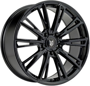 Alloy Wheels 19" Fox Omega Black Gloss For VW Passat [B8] 14-22