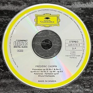 Frederic Chopin Shura Cherkassky - Polonaises [CD Deutsche Grammophon] Disc Only - Bild 1 von 1