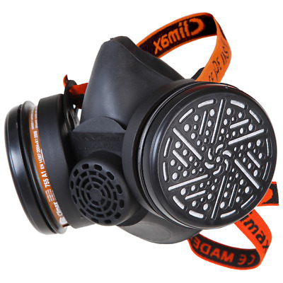 Climax 755 Half Face Respirator C/w Double P3 Filter's • 10£