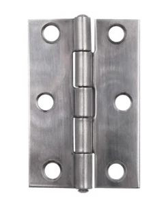 6PCS Everbilt 3 in. Galvanized Non-Removable Pin Narrow Utility Door Hinge 28827 - Picture 1 of 4
