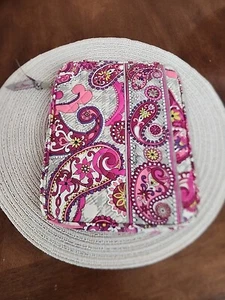 Vera Bradley EReader Sleeve Multi-Color Paisley Meets Plaid Pattern Retired - Picture 1 of 5