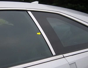 Cadillac CTS COUPE 2010 2011 2012 2013 2014 CHROME PILLAR TRIM 2 PIECE SET!! - Picture 1 of 1