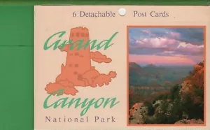 Multi View Hang Card Postcard 6 Views Grand Canyon National Park Arizona AZ - Picture 1 of 3