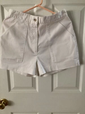 Vintage Woolrich Women's White Shorts - Size 14 - Preowned - Image 1 of 4