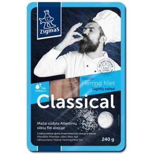 Zigmas - klassisches leicht gesalzenes Heringsfilet in Öl - Bild 1 von 5