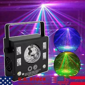 4 In 1 RGB Disco Party DJ Light LED Stage DMX Magic Ball Light Strobe Beam L3 - Picture 1 of 14