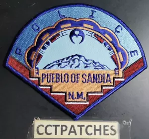 PIEBLO OF SANDIA, NEW MEXICO STAMMESPOLIZEI SCHULTERAUFNÄHER NM - Bild 1 von 2