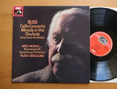 ASD 3342 ED1 Bliss Cello Concerto Arto Noras Paavo Berglund EMI Quad NM Vinyl - Image 1 of 4