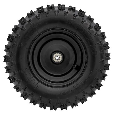 Kit de rueda de llanta de neumático 4,10-6 para hágalo usted mismo lanzador de nieve GoKart ATV cortacésped cuádruple Foto 1 de 4