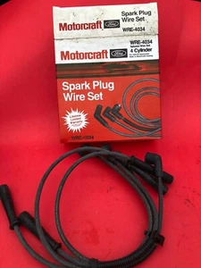 NOS OEM Motorcraft WRE-4034 Ignition Spark Plug Wire Set  - Imagen 1 de 1