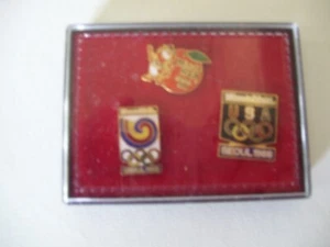 Seoul 1988 Olympic pin - 3 pin set - Minute Maid sponsor - Picture 1 of 1