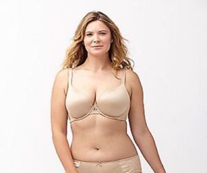 NEW Cacique Lane Bryant Intuition Full Coverage Bra BEIGE bow MANY PLUS SIZES !