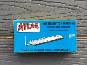 ATLAS 1/87 HO SCALE SWITCH MACHINE FOR UNDER TABLE INSTALLATION ITEM # 65 NIB - Bild 1 von 7