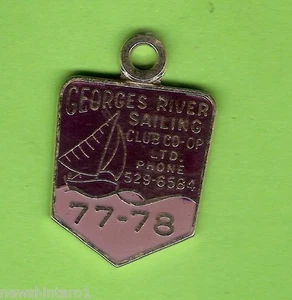 #D242.  1977-78  GEORGES  RIVER   SAILING   CLUB HONORARY  MEMBER  BADGE  #168 - Picture 1 of 1