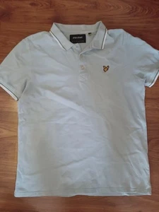 Polo Poloshirt Pique Marke Lyle & Scott hellblau Gr.L - Bild 1 von 2