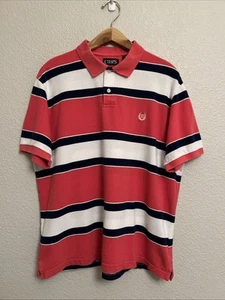 Vintage 80's 90’s Chaps Polo Short Sleeve Nautical Boating Preppy Sailing Retro - Picture 1 of 4