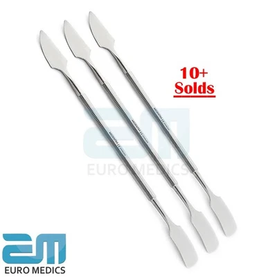 MEDENTRA MANUFACTURING PK Set Of 3 Gritman Wax Carver Spatula Dental Surgical Instruments Technician Tools