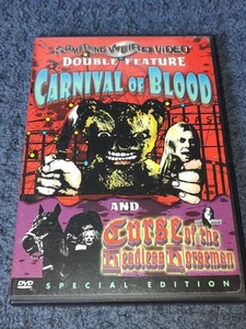 Carnival Of Blood DVD Double Feature Horror Cult Thriller Something Weird - Picture 1 of 5