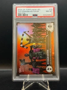 2024-25 Topps Now UEL #33 Tottenham Hotspur Red /5 PSA 8 - Picture 1 of 2
