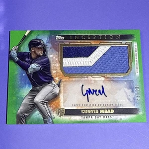 2024 Topps Inception Curtis Mead Green RPA 3 Color Patch /99 - Picture 1 of 2