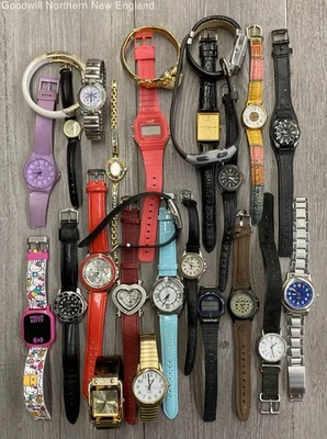 Mens Womens Assorted Watches Lot w. Armitron Seiko Citizen Hello Kitty Eastman - Image 1 of 4