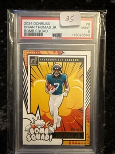 Brian Thomas Jr. - 2024 Panini Donruss Bomb Squad #6 (RC) PSA - Picture 1 of 2