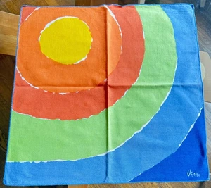 6 seltene Vintage 50er Jahre Vera Regenbogen Servietten ZZ601A - Bild 1 von 3