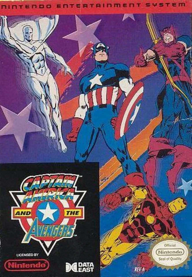 CAPTAIN AMERICA AND THE AVENGERS — Nintendo NES — ТОЛЬКО ИГРА - Изображение 1 из 1