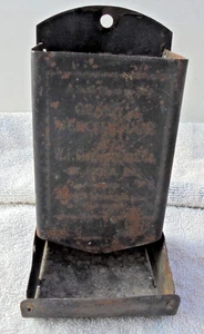 Vintage Streichholzhalter aus Blech mit Grafik - Bild 1 von 7