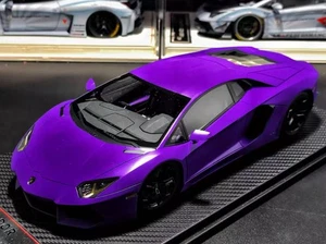*SUPER SELTEN* Frontiart 1/18 Lamborghini Aventador matt lila LIMITIERT - Bild 1 von 7