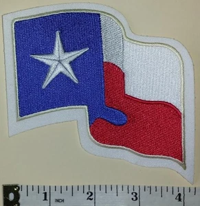 1  TEXAS RANGERS 4 INCH FLAG MLB BASEBALL EMBLEM CREST PATCH - Picture 1 of 1