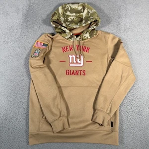 New York Giants Hoodie Herren Medium hellbraun Tarnmuster Salute to Service Nike Dri-Fit NFL - Bild 1 von 8