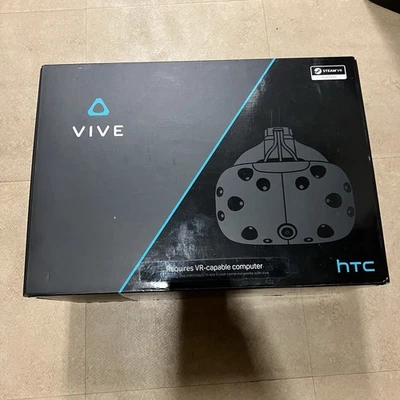 HTC VIVE VR Headset Complete Set Full Kit Virtual Reality w/ Deluxe Audio Strap - Image 1 of 4