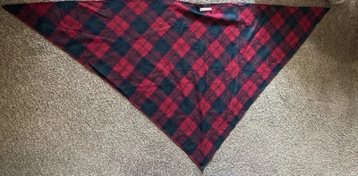 Bufanda a cuadros Pendleton 100 % lana merino vintage hecha en EE. UU. Mantón Portland Oregon Foto 1 de 3