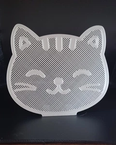 Katzenkopf Pfosten Ohrring Halter - Silber - Bild 1 von 3