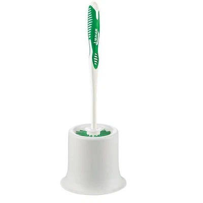 34 Round Bowl Brush and Open Caddy, Polypropylene, 15" Standing Height, Green... - Image 1 of 2