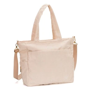 Fillikid Cord Cord Baby Kleinkind Wickeltasche Schultertasche Sand Beige Neu mit Etikett - Bild 1 von 9
