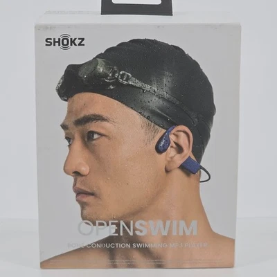 SHOKZ OPENSWIM BONE CONDUCTION SWIMMING HEADPHONES - AW22 - ONE - BLUE - Image 1 of 4
