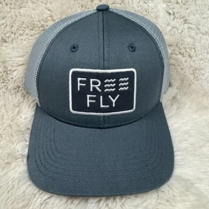 Free Fly Wave Trucker Snapback Mütze Baseballkappe Unisex schieferblau Einheitsgröße neu mit Etikett - Bild 1 von 6