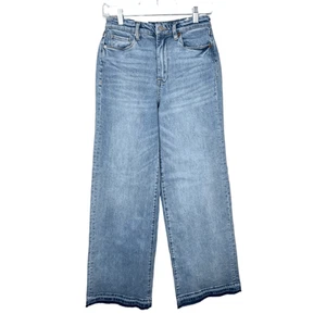 NWT Blank NYC Franklin Ribcage Wide Leg Released Hem High Rise Jeans Sz 25 - Picture 1 of 8