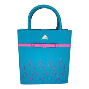Bolso de 2 vías Frozen Elsa colaboración Disney & Shimamura azul 9,4 x 8,5 pulgadas - Imagen 1 de 9