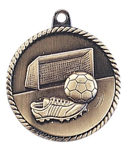 Soccer Medal Award Trophy With Free Lanyard HR745 School Team Sports - Picture 1 of 2