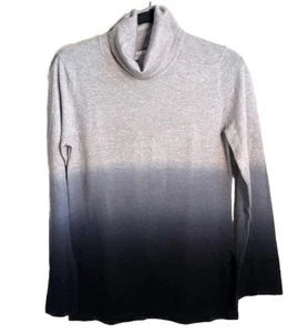 Doncaster Dip Dye Wool Turtleneck Sweater M - Picture 1 of 5