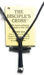 Disciples Cross 3.5 (1 cross) Christian, Catholic, Gift, Black Color - Picture 1 of 2