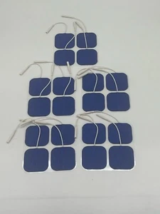 20 TENS Electrodes BLUE CLOTH 2x2 inch Replacement Pads for Twin Stim,Tens 7000 - Picture 1 of 2