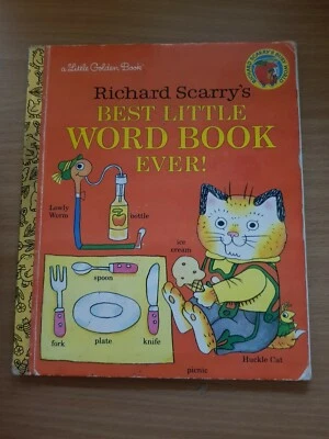 Little Golden Book - Richard Scarry's Best Little Word Book Ever! 2001 HC - Image 1 of 3