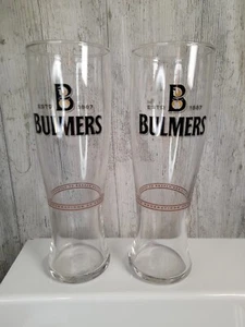 Vaso de cerveza Bulmers X 2 pintas vasos oficiales de sidra marca CE usado - Imagen 1 de 5