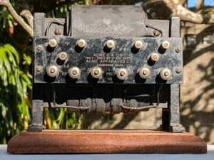 WORKING ACME Apparatus Company TRANSFORMER HAM TUBE Radio Transmitter Wireless - Picture 1 of 7