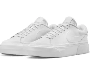 Damen Nike 👟 Court Legacy Lift Plateau Sneaker DM7590-101 weiß/weiß Größe 8 - Bild 1 von 7